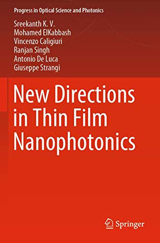 New Directions in Thin Film Nanophotonics [Paperback]