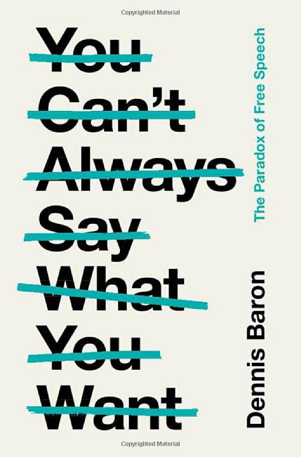 You Can't Always Say What You Want The Paradox of Free Speech [Hardcover]