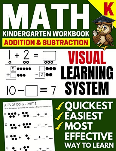 Math Kindergarten Workbook  Addition and Subtraction, Numbers 1-20, Activity Bo [Paperback]
