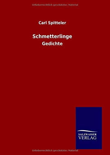 Schmetterlinge (german Edition) [Hardcover]