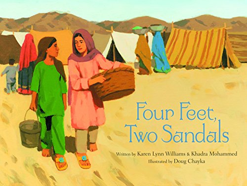 Library Book Four Feet, Two Sandals [Hardcover]