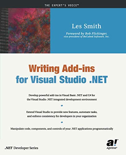 Writing Add-ins for Visual Studio .NET [Paperback]