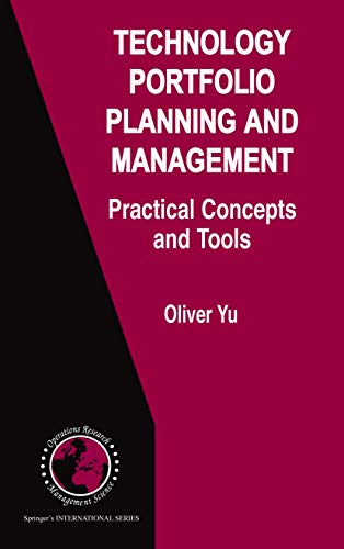 Technology Portfolio Planning and Management Practical Concepts and Tools [Paperback]