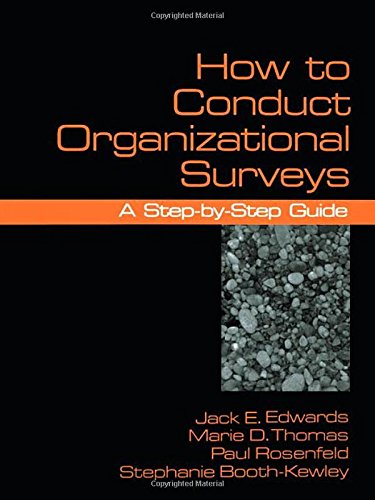How To Conduct Organizational Surveys A Step-by-Step Guide [Paperback]