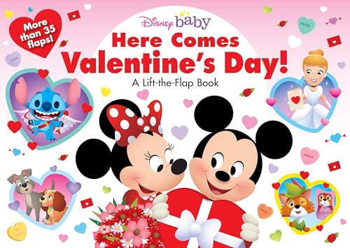 Disney Baby Here Comes Valentine's Day A Lift-the-Flap Book [Board book]