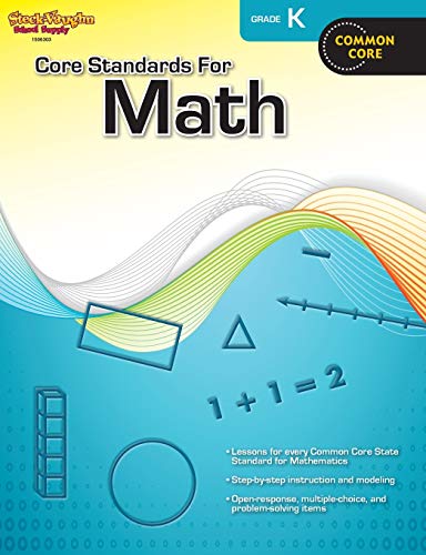 Core Standards for Math Reproducible Grade K [Paperback]