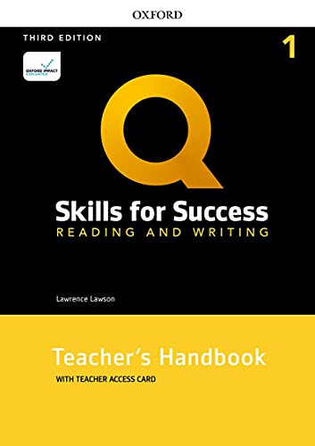 Q: Skills For Success: Level 1: Reading And Writing Teacher's Handbook With Teac