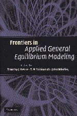 Frontiers in Applied General Equilibrium Modeling In Honor of Herbert Scarf [Hardcover]