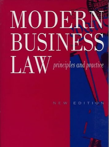 Modern Business Law 3rd Ed Principles And Practice [Paperback]
