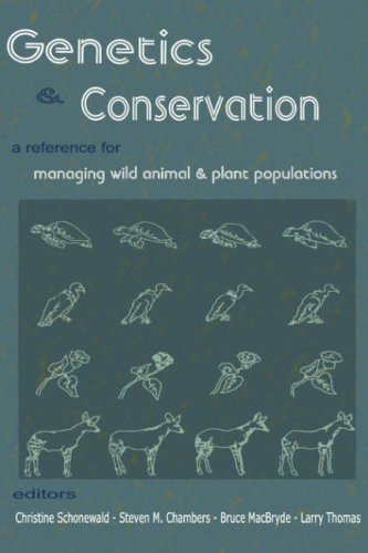 Genetics And Conservation A Reference Manual For Managing Wild Animal And Plant [Paperback]