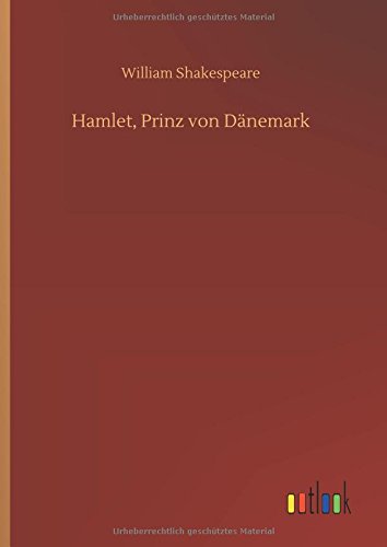 Hamlet, Prinz Von Dnemark [Hardcover]