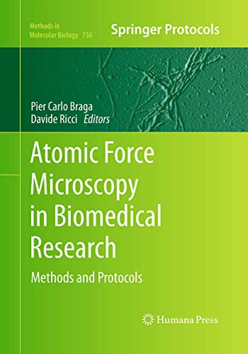 Atomic Force Microscopy in Biomedical Research Methods and Protocols [Paperback]