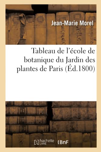 Tableau De L'Ecole De Botanique Du Jardin Des Plantes De Paris Ou Catalogue Gene