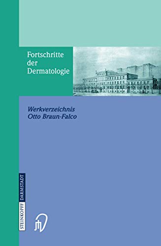 Fortschritte der Dermatologie Werkverzeichnis [Paperback]