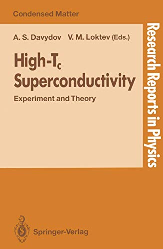 High-Tc Superconductivity Experiment and Theory [Paperback]