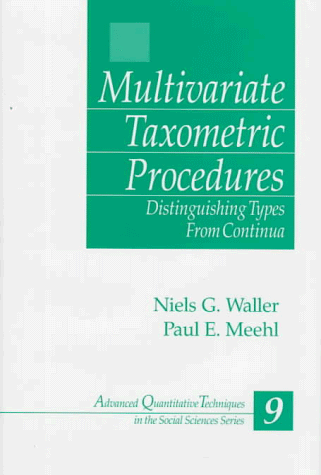 Multivariate Taxometric Procedures Distinguishing Types from Continua [Hardcover]