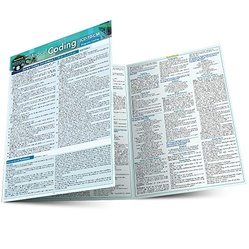 Medical Coding ICD-10-CM a QuickStudy Laminated Reference Guide [Fold-out book or cha]