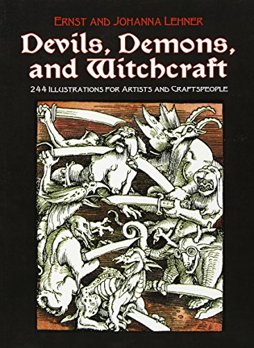 Devils, Demons, and Witchcraft 244 Illustrations for Artists [Paperback]