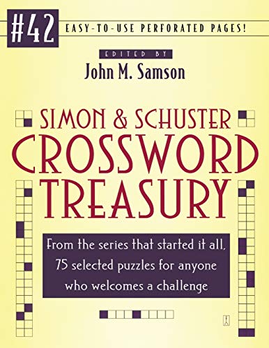 Simon and Schuster Crossword Treasury  42 [Paperback]