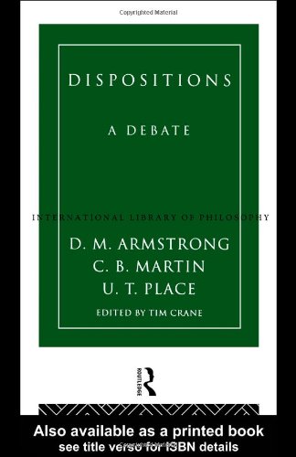 Dispositions A Debate [Hardcover]
