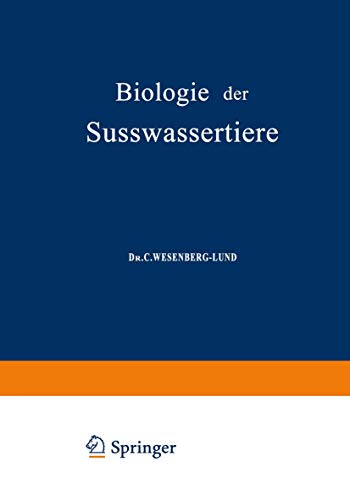 Biologie der Ssswassertiere Wirbellose Tiere [Paperback]