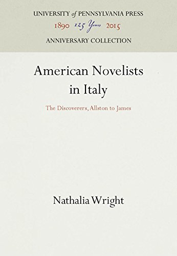 American Novelists in Italy  The Discoverers, Allston to James [Hardcover]