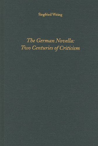 German Novella  Two Centuries of Criticism [Hardcover]