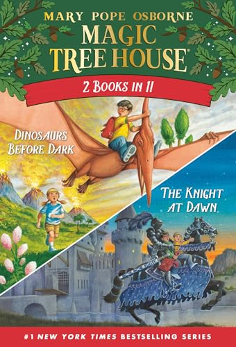 Magic Tree House 2-in-1 Bindup Dinosaurs Before Dark/The Knight at Dawn [Paperback]