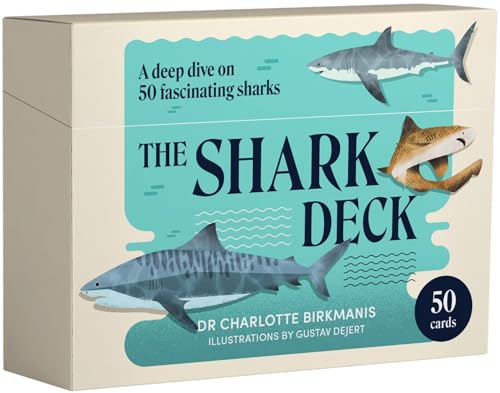 The Shark Deck A Deep Dive on 50 Fascinating Sharks [Novelty book]