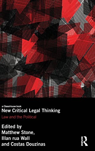 New Critical Legal Thinking Law and the Political [Hardcover]