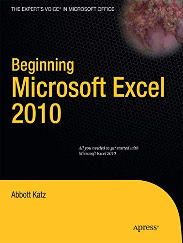 Beginning Microsoft Excel 2010 [Paperback]