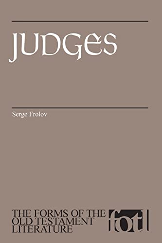 Judges (forms Of The Old Testament Literature) [Paperback]