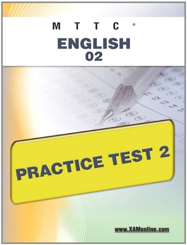 MTTC English 02 Practice Test 2 [Paperback]
