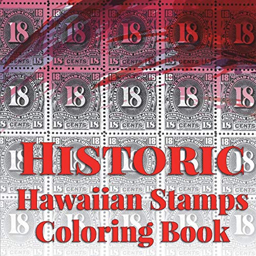 Historic Hawaiian Stamps Coloring Book (island Color) [Paperback]