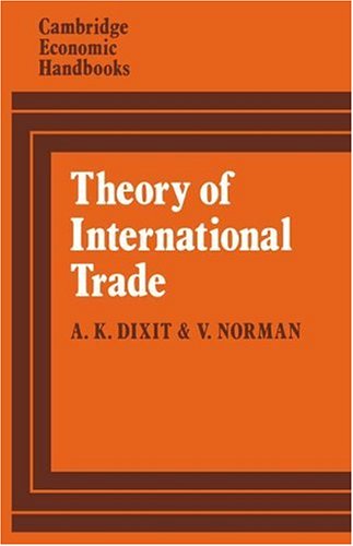 Theory of International Trade A Dual, General Equilibrium Approach [Paperback]