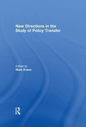 New Directions in the Study of Policy Transfer [Paperback]