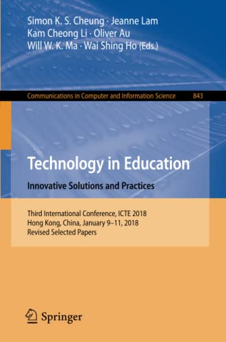 Technology in Education. Innovative Solutions and Practices: Third International [Paperback]
