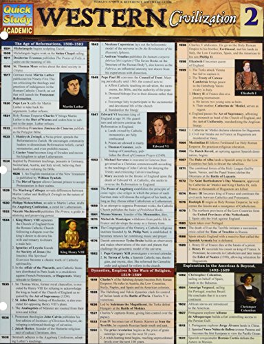 Western Civilization 2 [Fold-out book or cha]