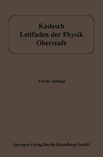 Leitfaden der Physik Oberstufe [Paperback]