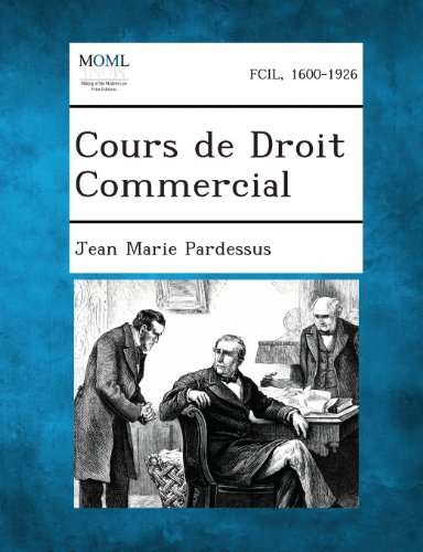 Cours de Droit Commercial [Paperback]