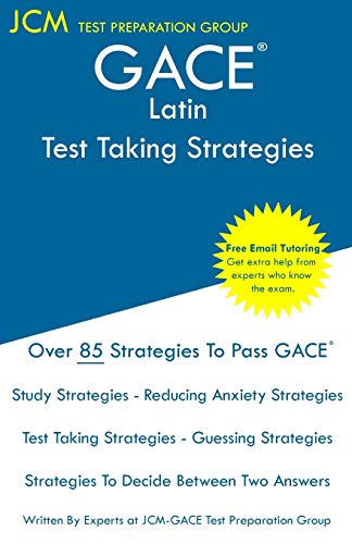 GACE Latin - Test Taking Strategies [Paperback]