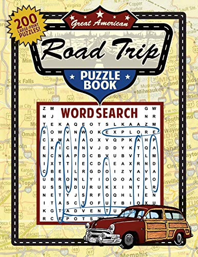 Great American Road Trip Puzzle Book [Paperback]