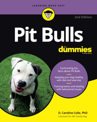 Pit Bulls For Dummies [Paperback]