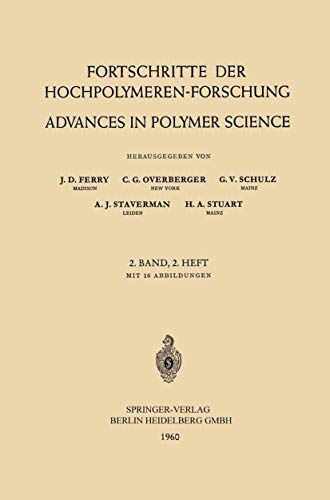 Fortschritte der Hochpolymeren-Forschung / Advances in Polymer Science [Paperback]
