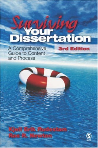 Surviving Your Dissertation A Comprehensive Guide to Content and Process [Hardcover]