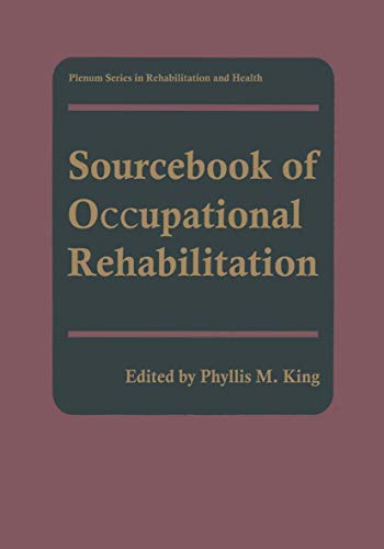 Sourcebook of Occupational Rehabilitation [Hardcover]