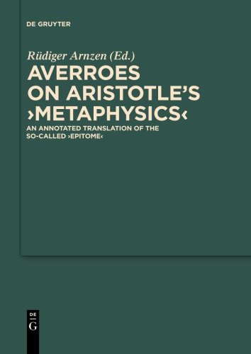 On Aristotle's Metaphysics  An Annotated Translation of the So-called Epitome [Hardcover]