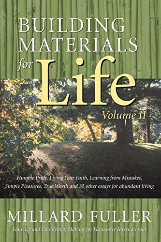 Building Materials For Life, Vol. Ii [Paperback]