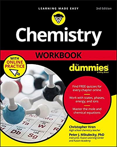 Chemistry Workbook For Dummies with Online Practice [Paperback]