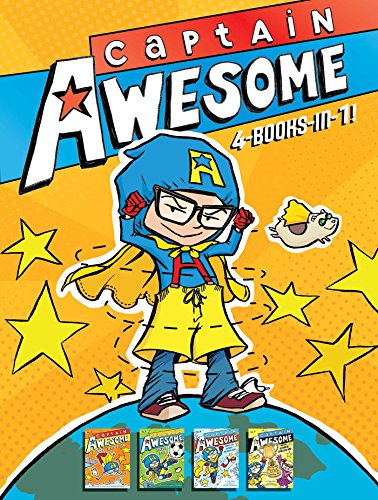 Captain Awesome 4-Books-in-1 Captain Awesome Takes a Dive Captain Awesome, Soc [Hardcover]